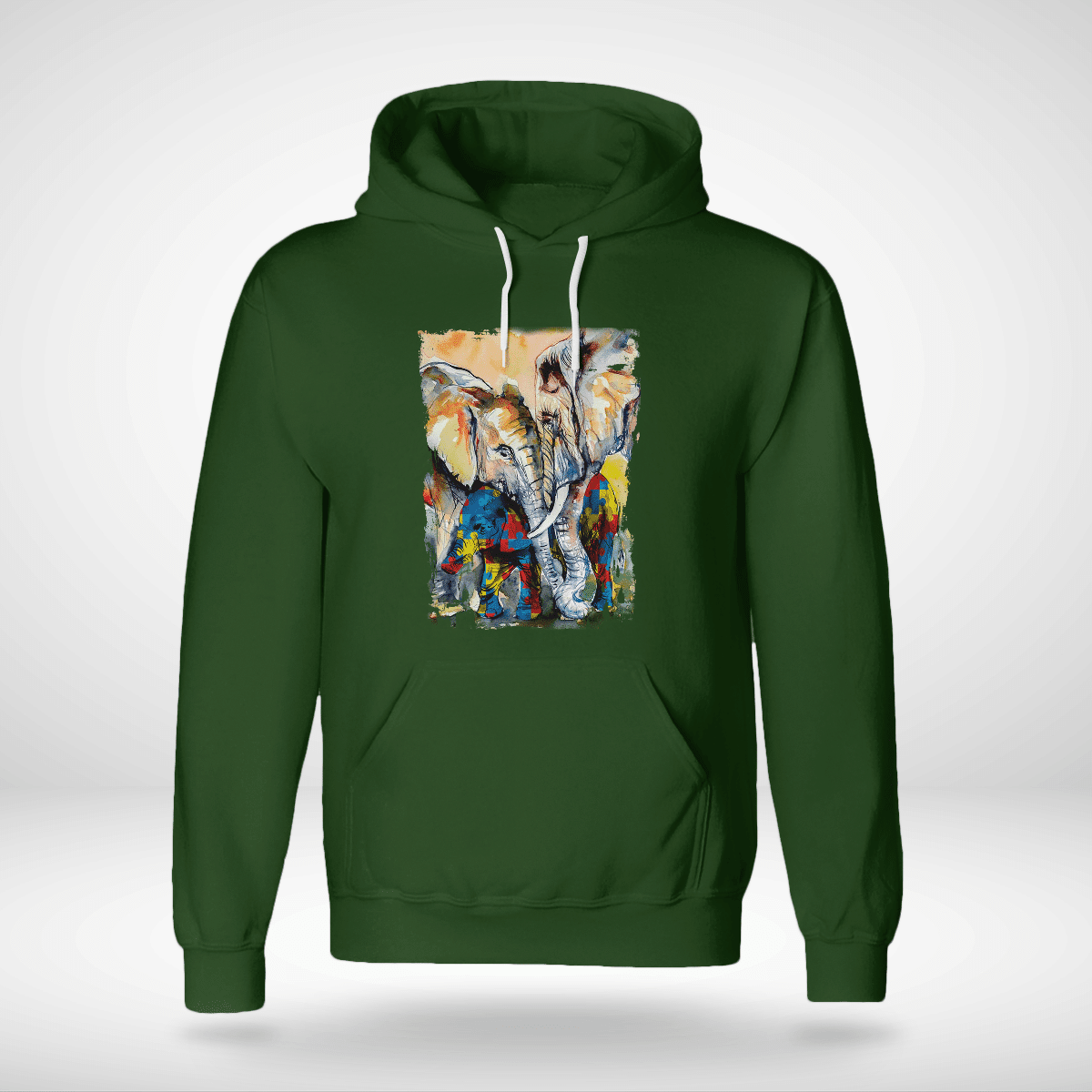 Autism - Elephant The Autism T-Shirt, Gift for People with Depression,