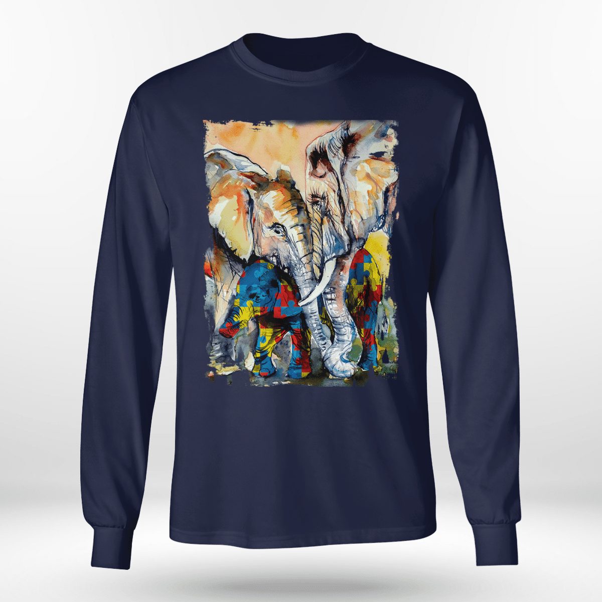 Autism - Elephant The Autism T-Shirt, Gift for People with Depression,