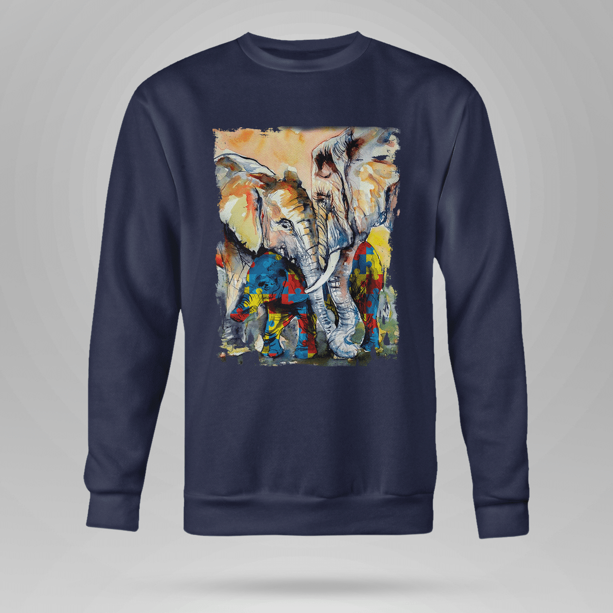 Autism - Elephant The Autism T-Shirt, Gift for People with Depression,