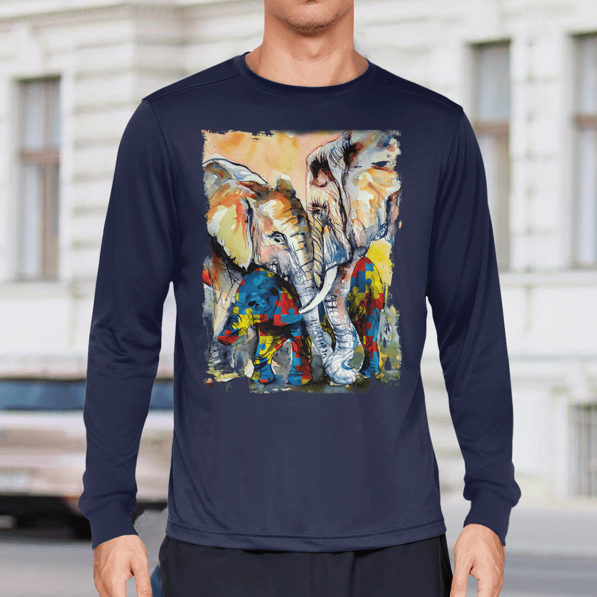 Autism - Elephant The Autism T-Shirt, Gift for People with Depression,