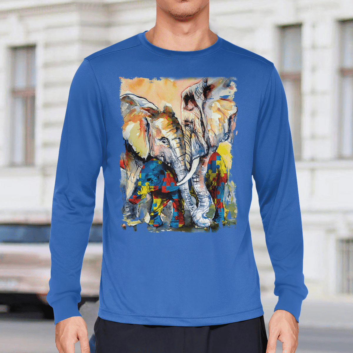 Autism - Elephant The Autism T-Shirt, Gift for People with Depression,