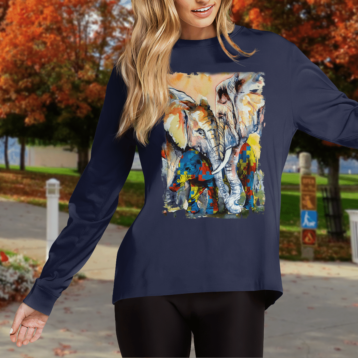 Autism - Elephant The Autism T-Shirt, Gift for People with Depression,