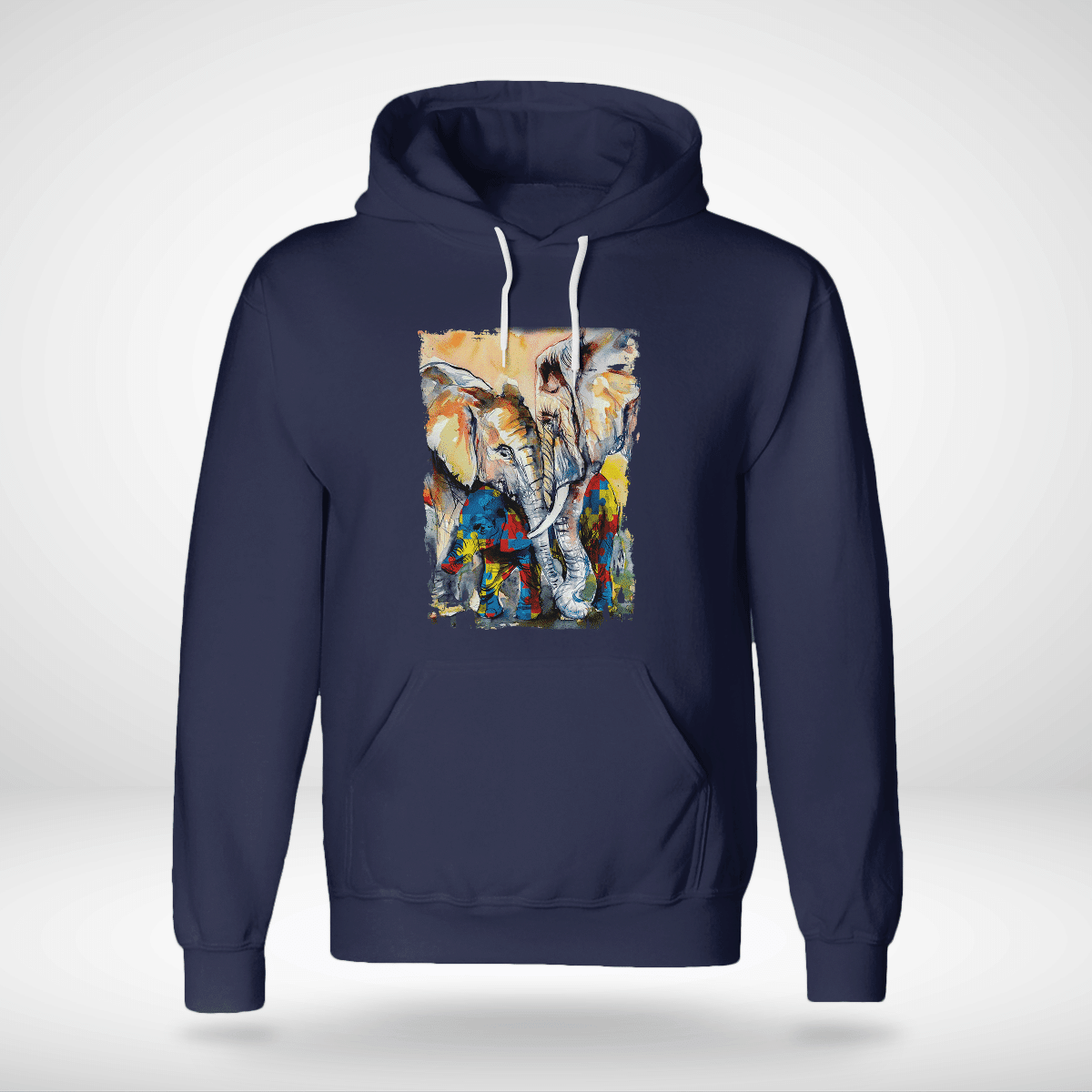 Autism - Elephant The Autism T-Shirt, Gift for People with Depression,