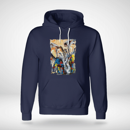 Autism - Elephant The Autism T-Shirt, Gift for People with Depression,