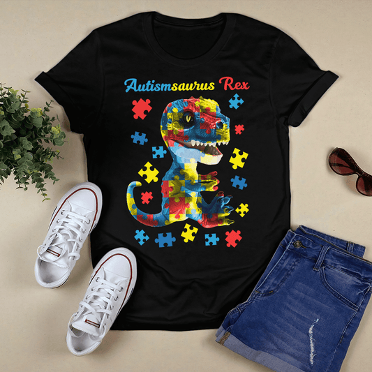 Autisurus rex The Autism T-Shirt, Gift for People with Depression,