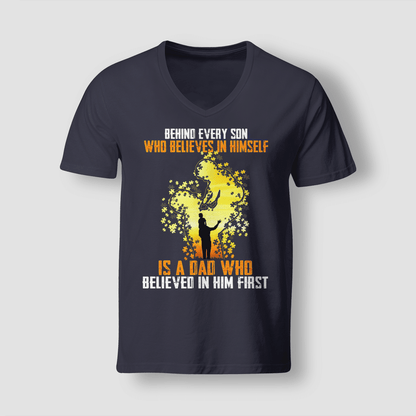 Behind every son The Autism T-Shirt, Gift for People with Depression,