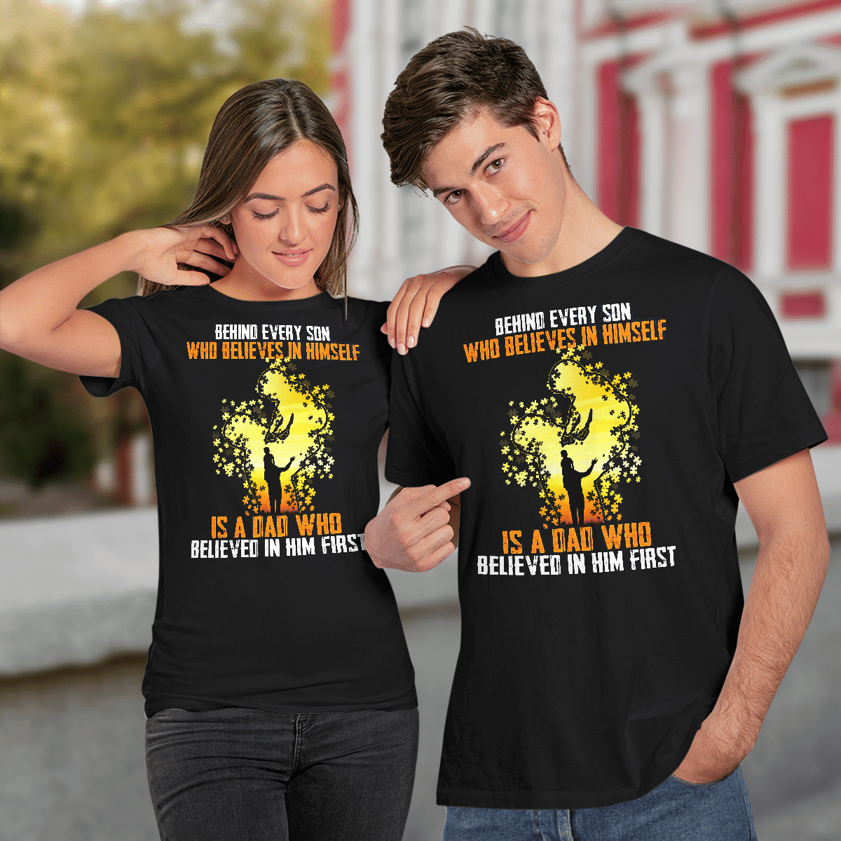 Behind every son The Autism T-Shirt, Gift for People with Depression,