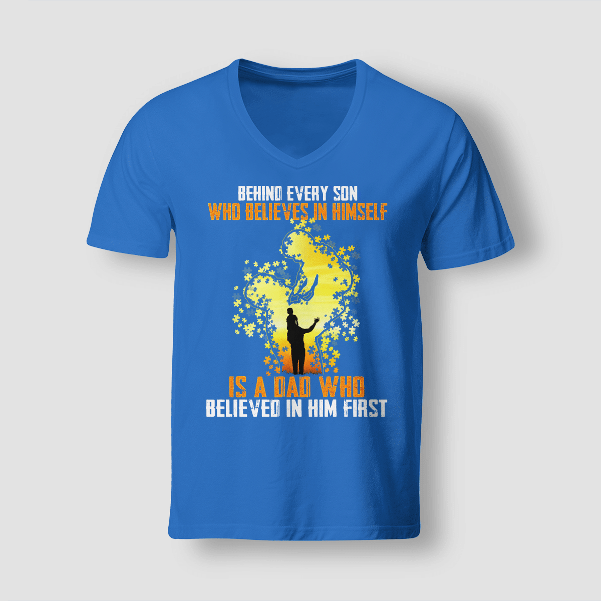 Behind every son The Autism T-Shirt, Gift for People with Depression,