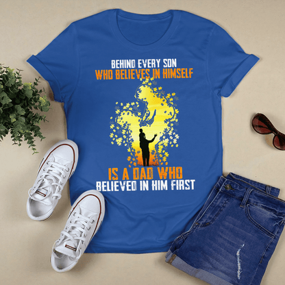 Behind every son The Autism T-Shirt, Gift for People with Depression,