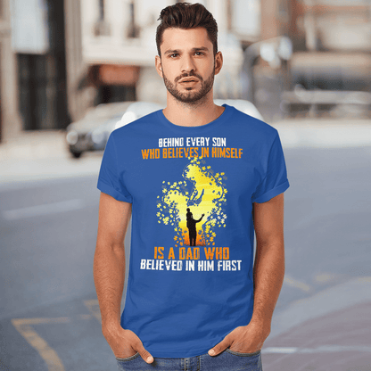 Behind every son The Autism T-Shirt, Gift for People with Depression,