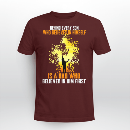 Behind every son The Autism T-Shirt, Gift for People with Depression,