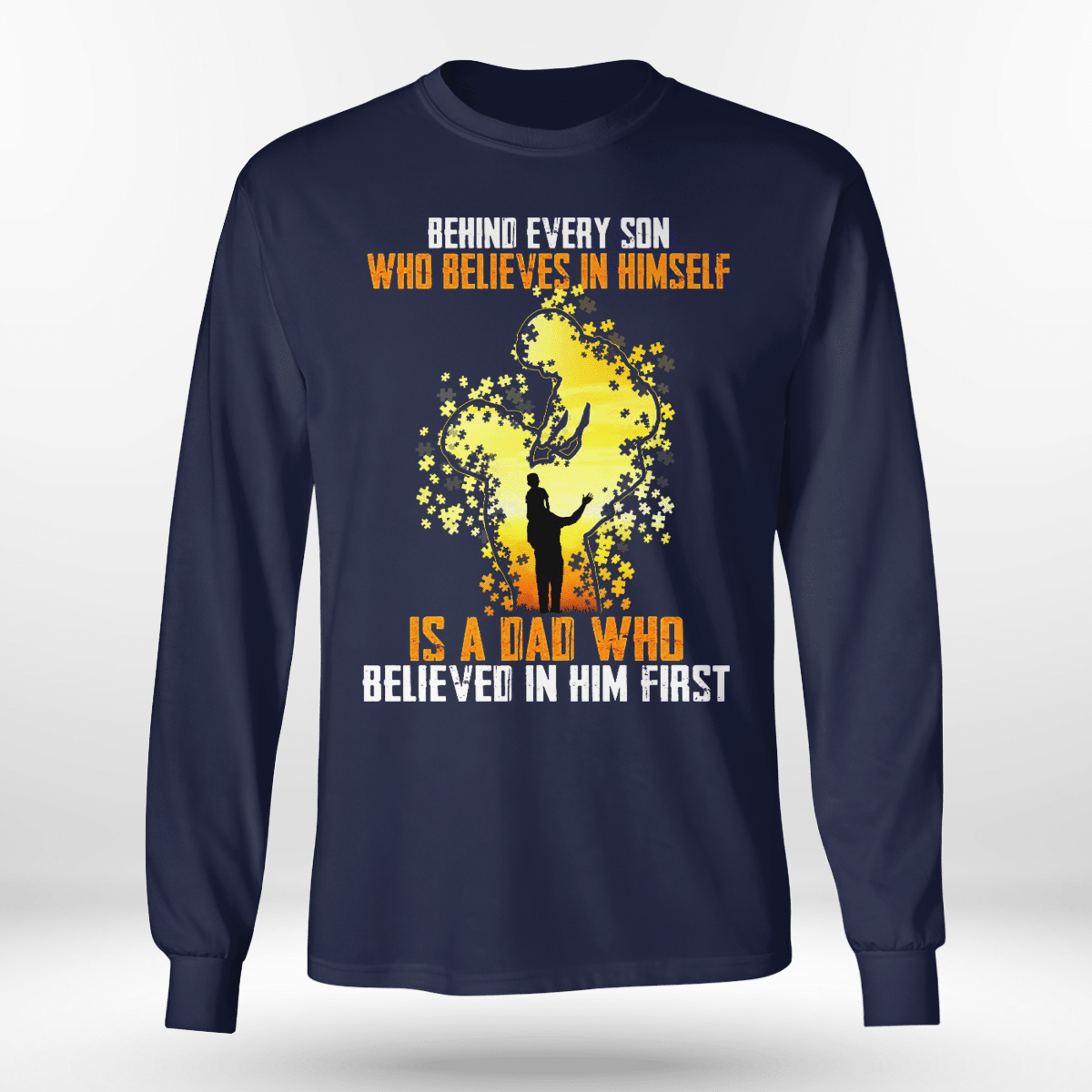 Behind every son The Autism T-Shirt, Gift for People with Depression,