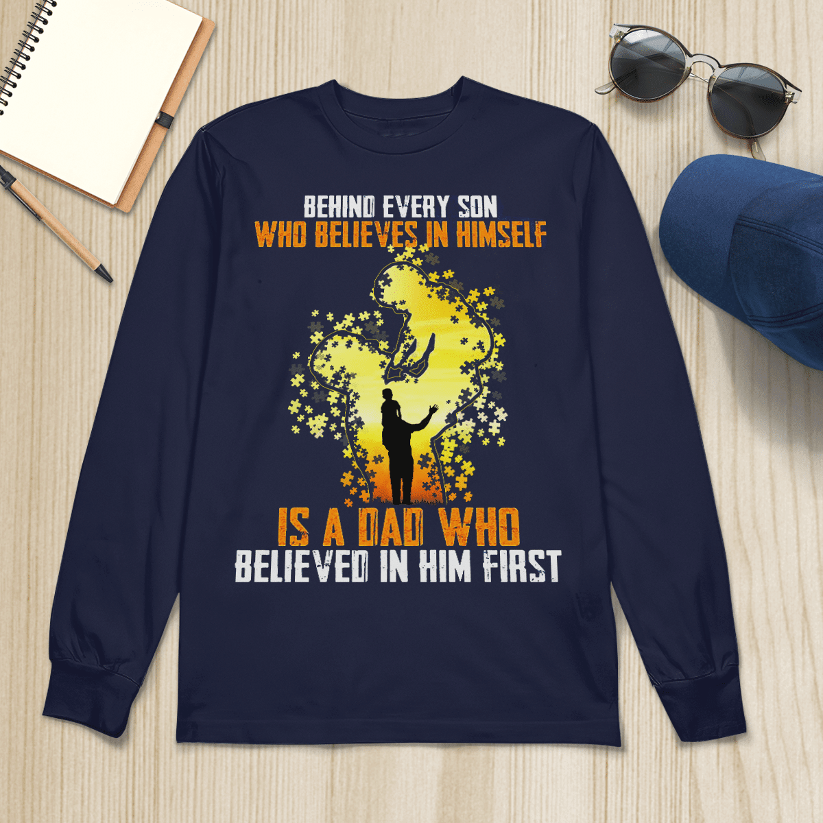 Behind every son The Autism T-Shirt, Gift for People with Depression,