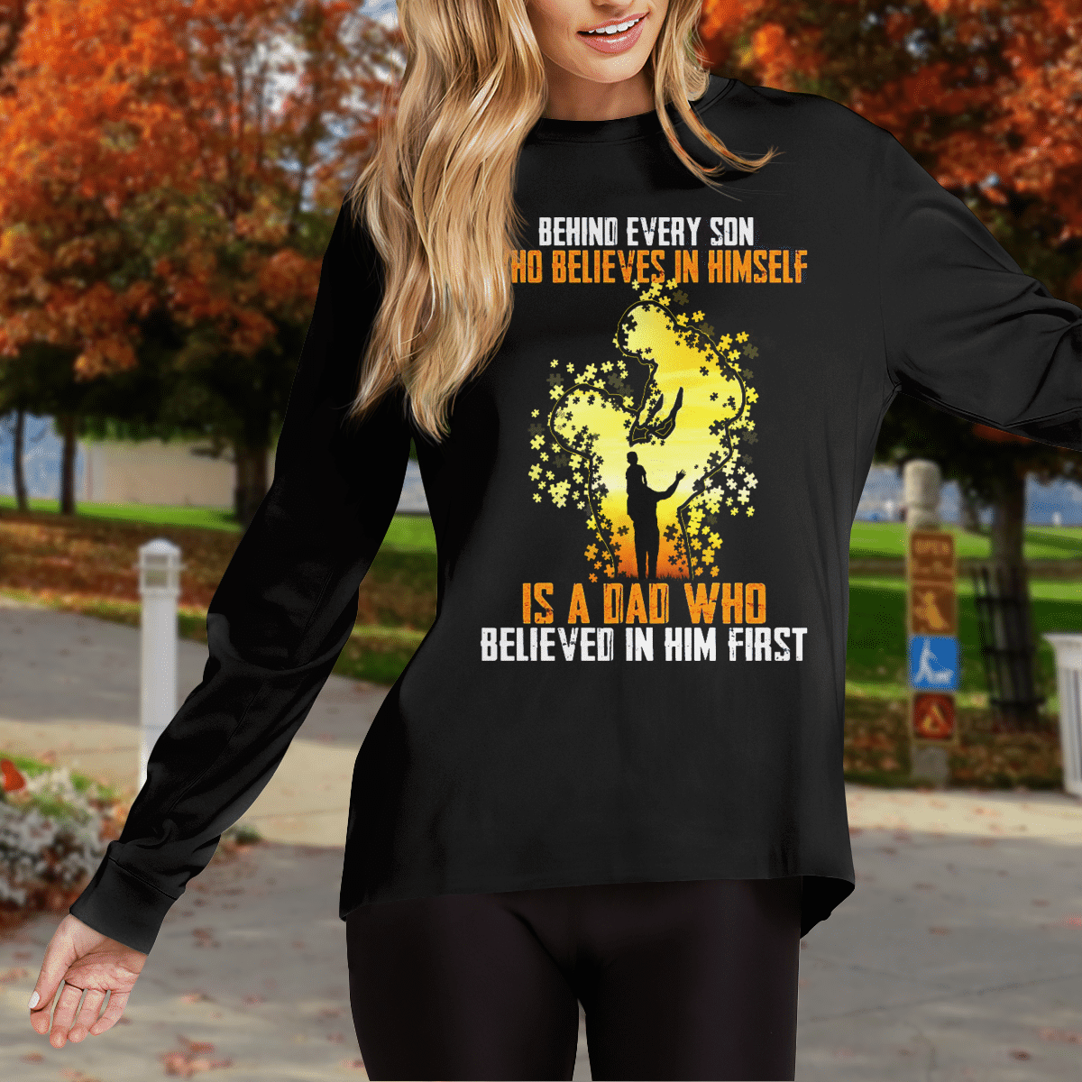 Behind every son The Autism T-Shirt, Gift for People with Depression,