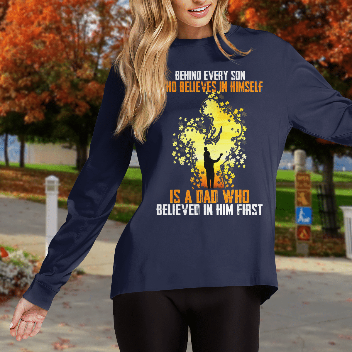 Behind every son The Autism T-Shirt, Gift for People with Depression,
