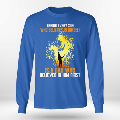 Behind every son The Autism T-Shirt, Gift for People with Depression,