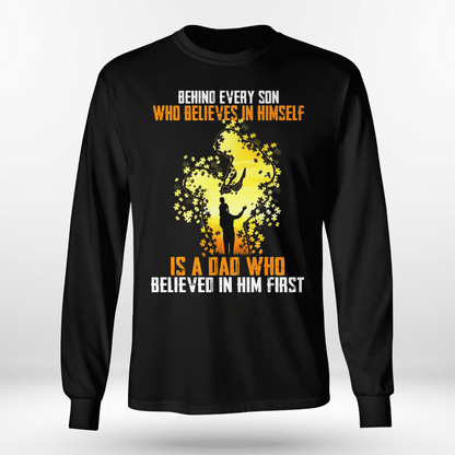 Behind every son The Autism T-Shirt, Gift for People with Depression,