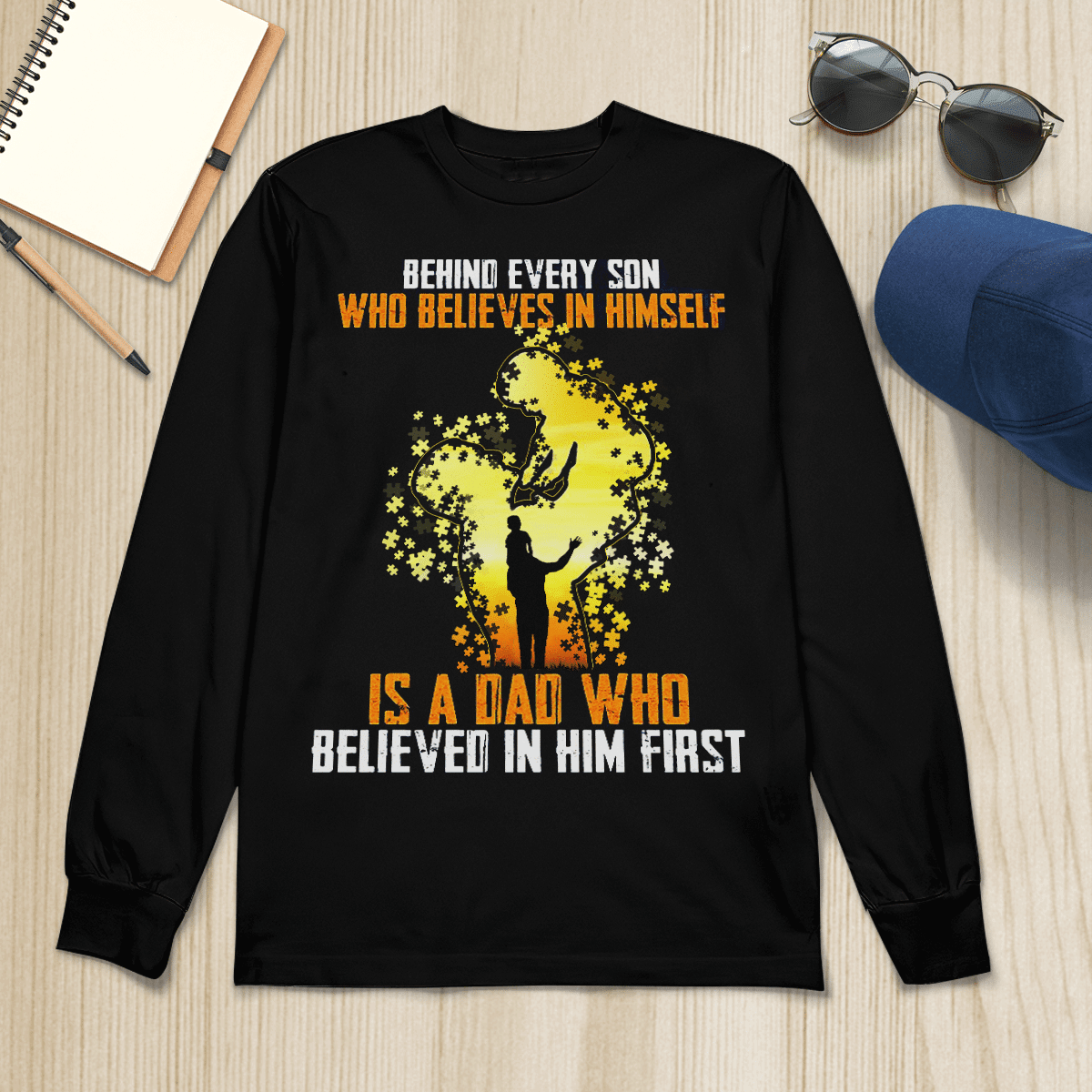 Behind every son The Autism T-Shirt, Gift for People with Depression,