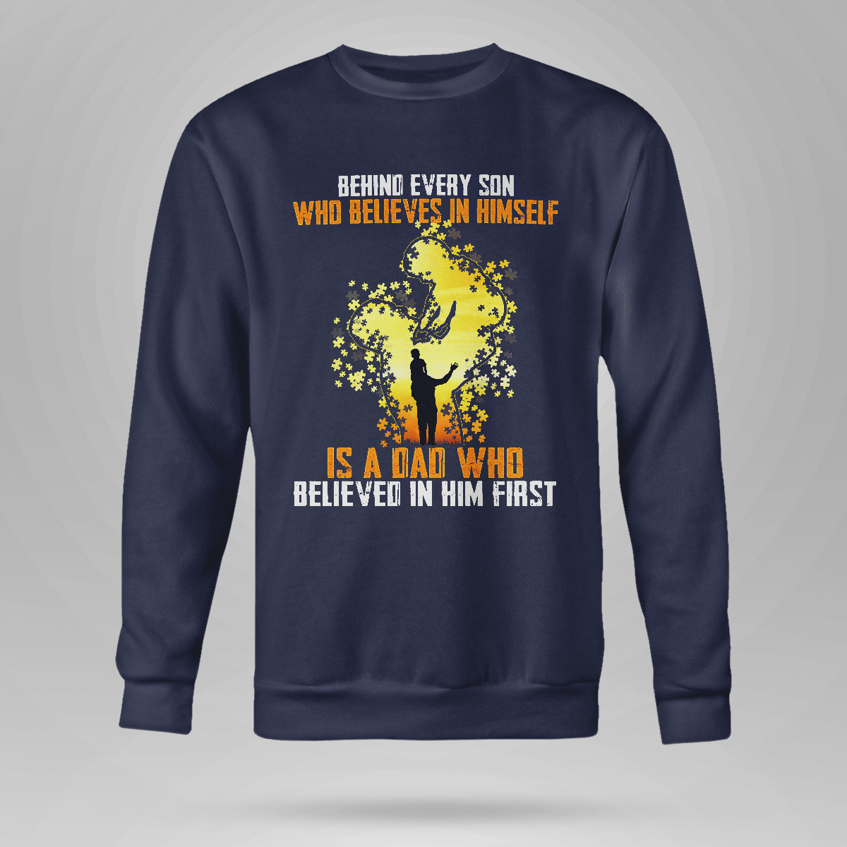 Behind every son The Autism T-Shirt, Gift for People with Depression,