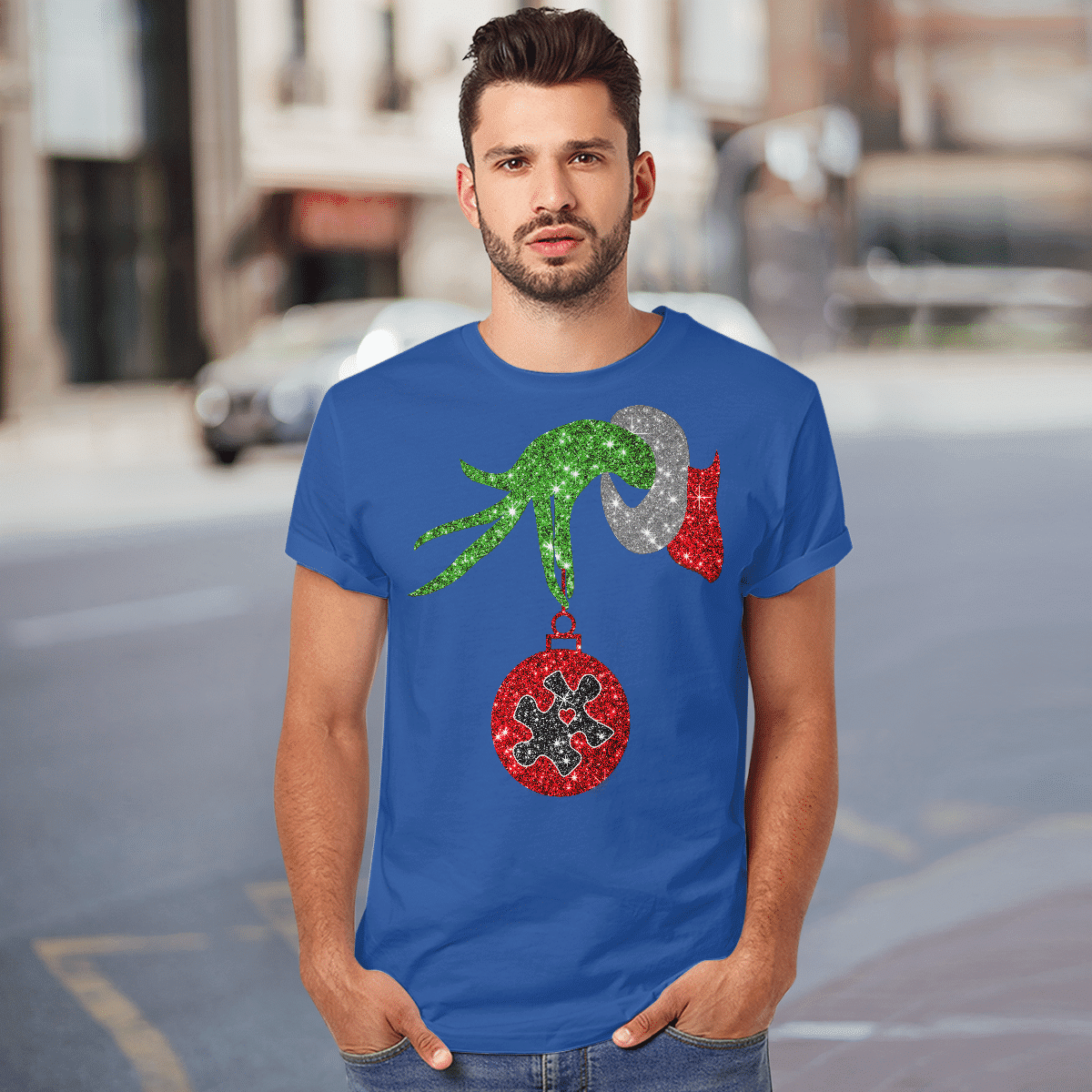 Autism - Christmas The Autism T-Shirt, Gift for People with Depression,
