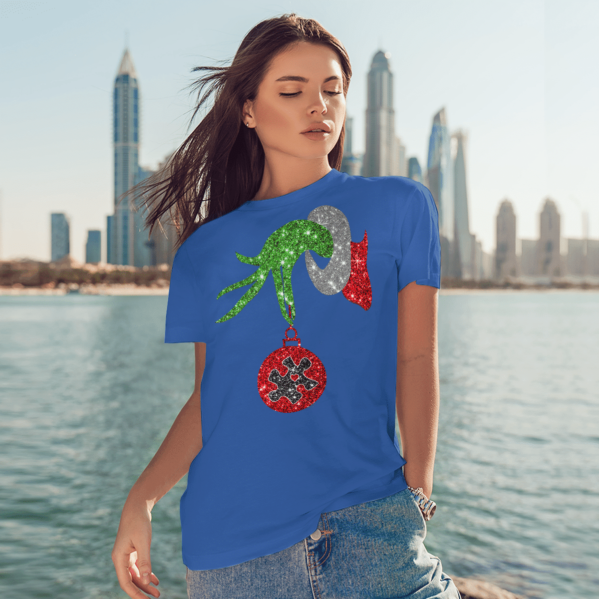 Autism - Christmas The Autism T-Shirt, Gift for People with Depression,