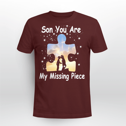 Son you are my missing pieve The Autism T-Shirt, Gift for People with Depression,