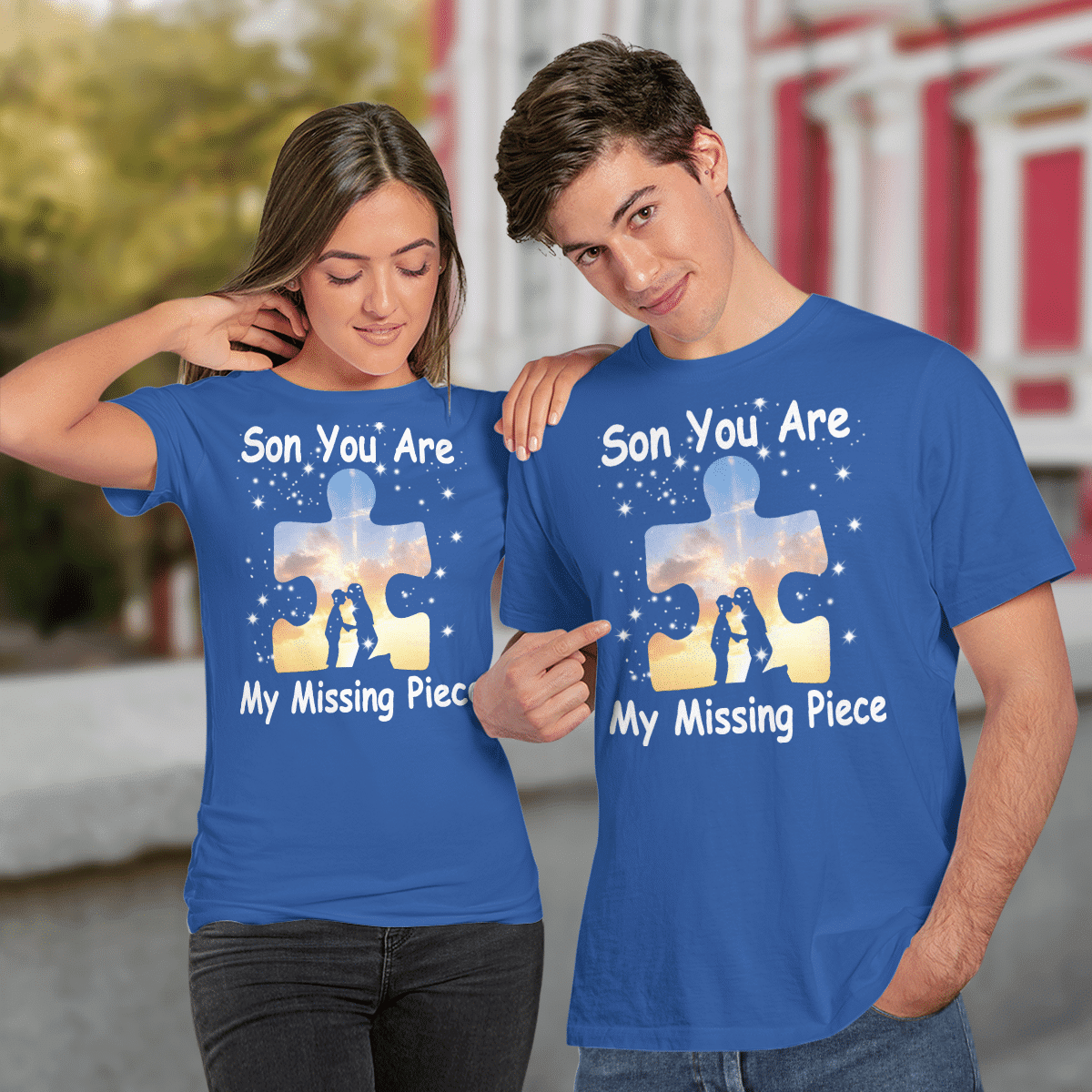 Son you are my missing pieve The Autism T-Shirt, Gift for People with Depression,