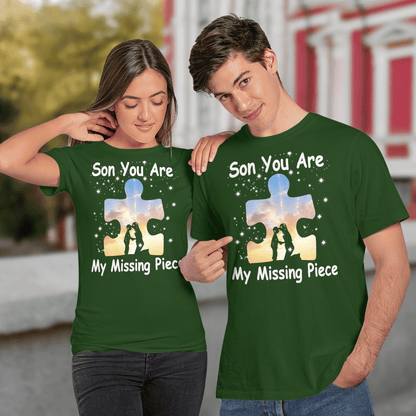 Son you are my missing pieve The Autism T-Shirt, Gift for People with Depression,