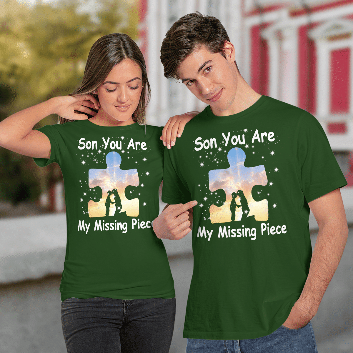 Son you are my missing pieve The Autism T-Shirt, Gift for People with Depression,
