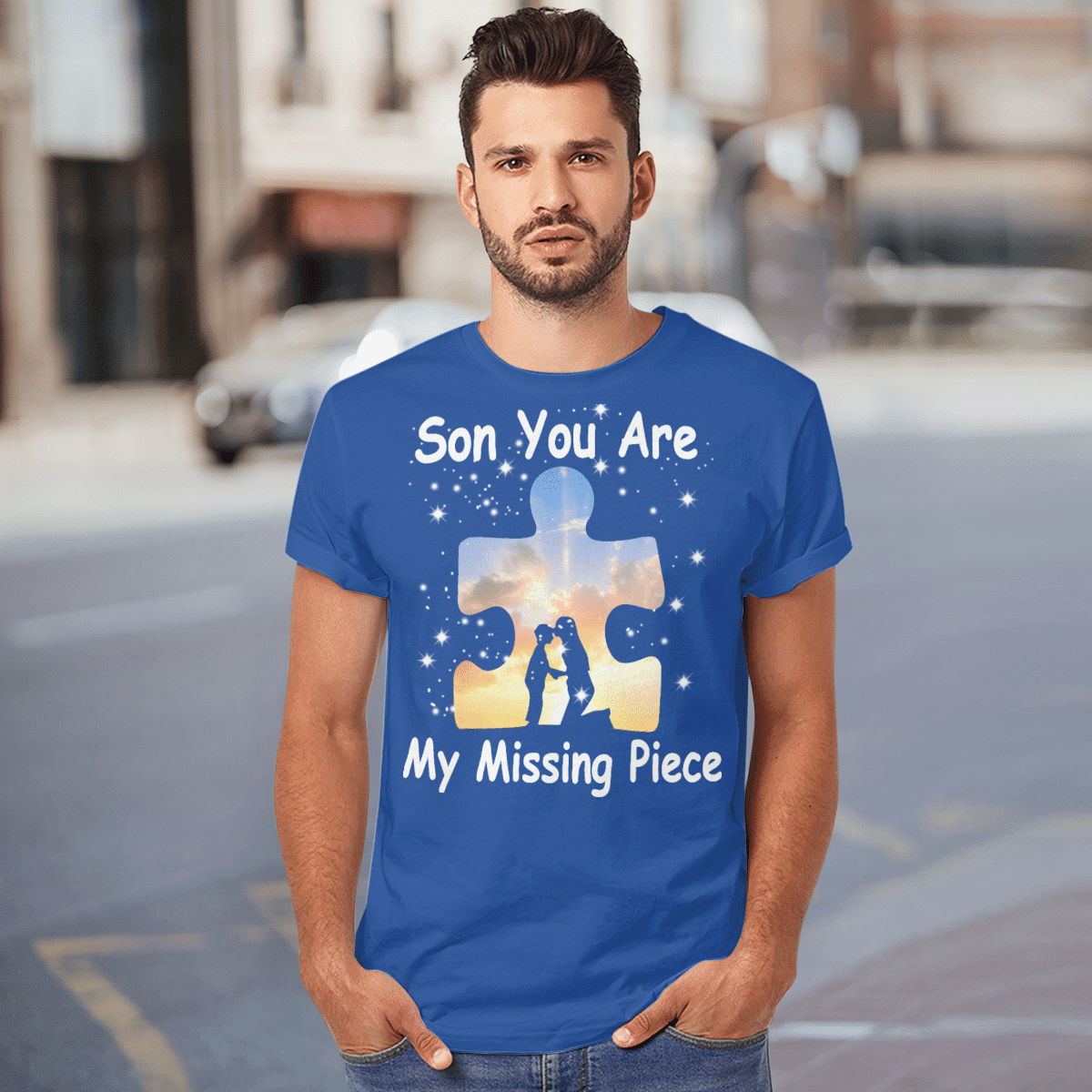 Son you are my missing pieve The Autism T-Shirt, Gift for People with Depression,