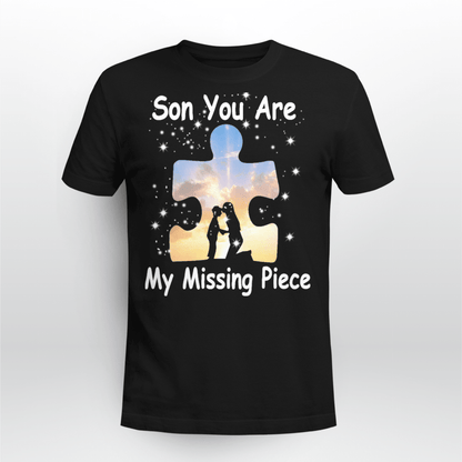Son you are my missing pieve The Autism T-Shirt, Gift for People with Depression,