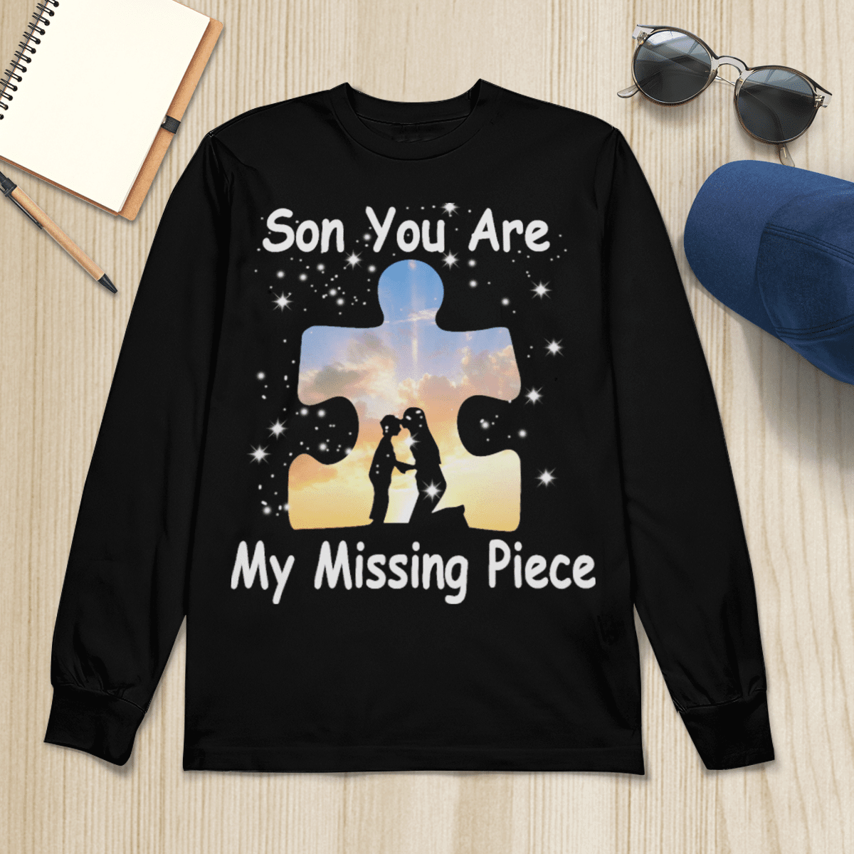Son you are my missing pieve The Autism T-Shirt, Gift for People with Depression,
