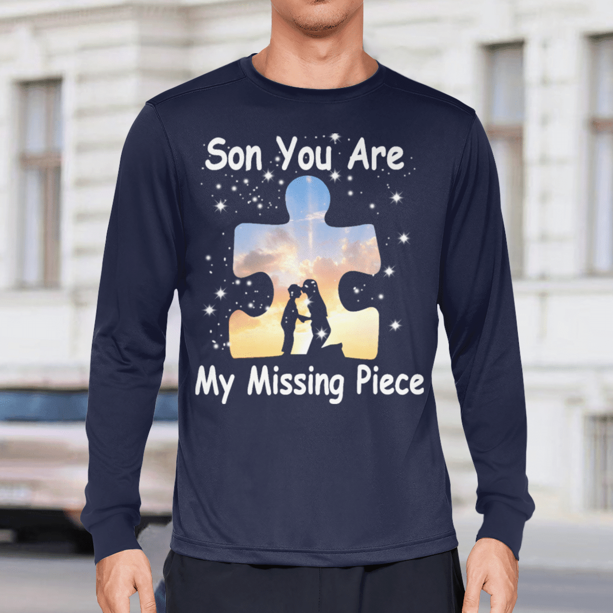 Son you are my missing pieve The Autism T-Shirt, Gift for People with Depression,