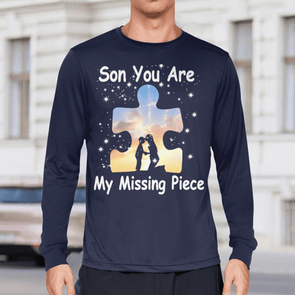 Son you are my missing pieve The Autism T-Shirt, Gift for People with Depression,