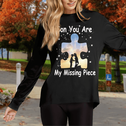 Son you are my missing pieve The Autism T-Shirt, Gift for People with Depression,