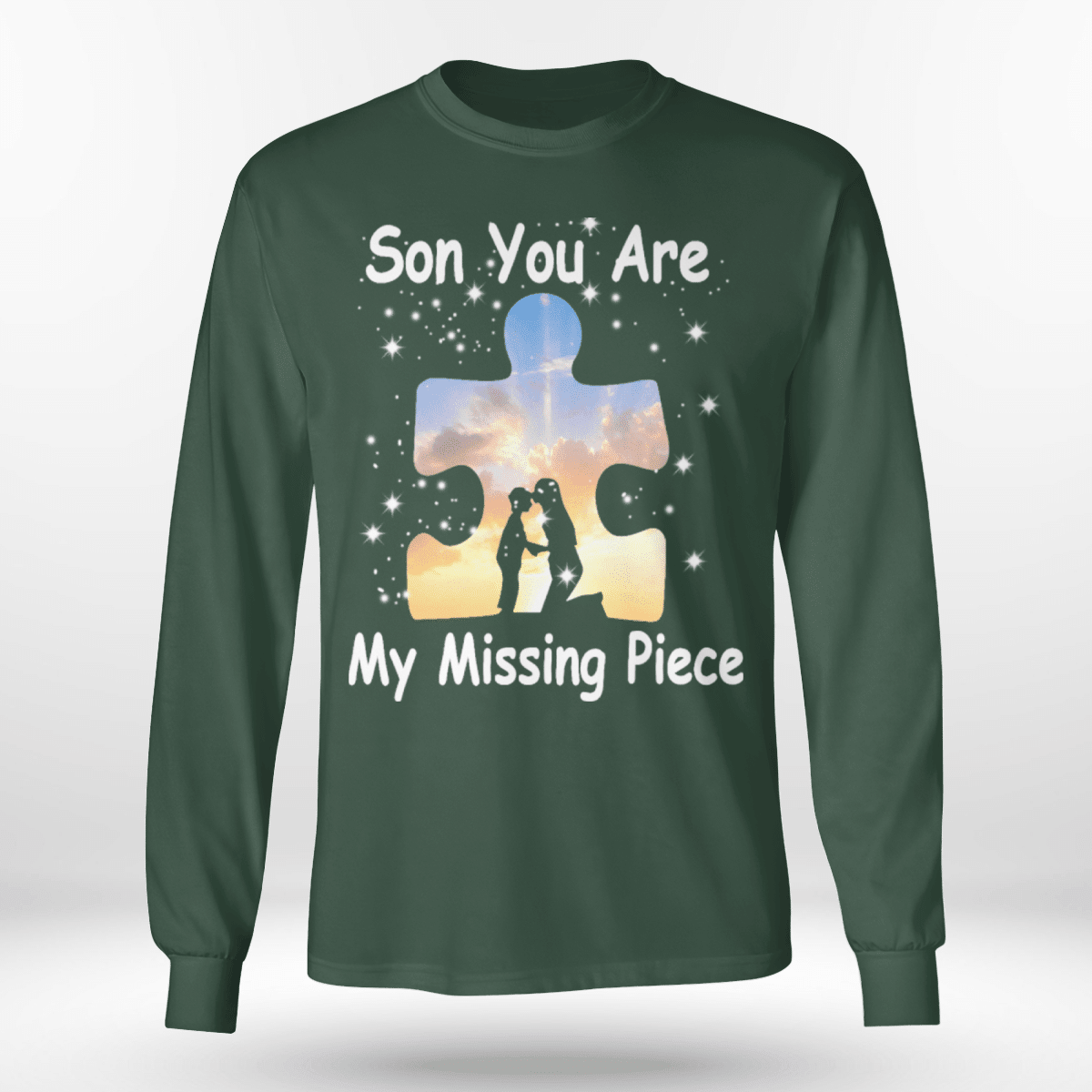 Son you are my missing pieve The Autism T-Shirt, Gift for People with Depression,