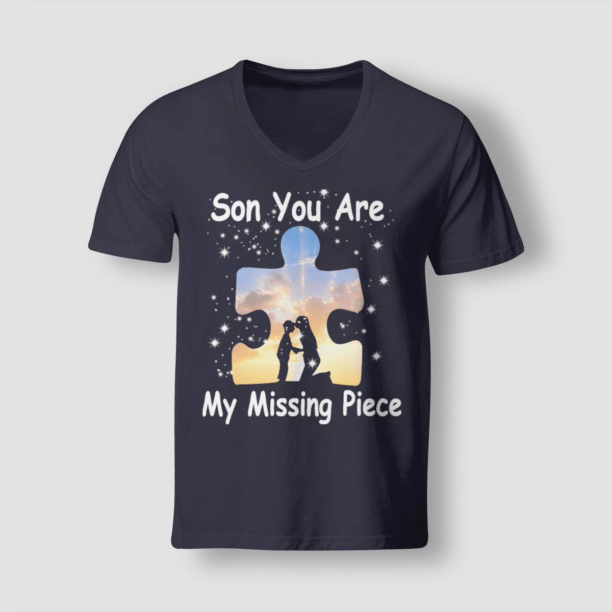 Son you are my missing pieve The Autism T-Shirt, Gift for People with Depression,