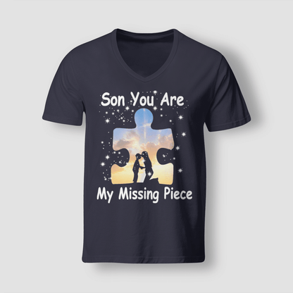 Son you are my missing pieve The Autism T-Shirt, Gift for People with Depression,