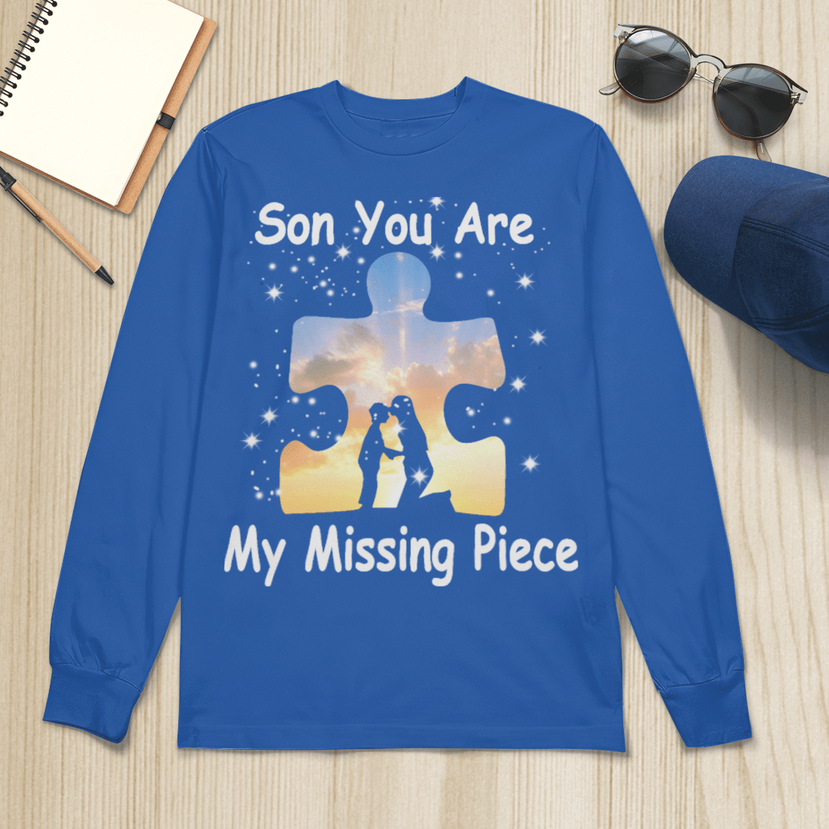 Son you are my missing pieve The Autism T-Shirt, Gift for People with Depression,