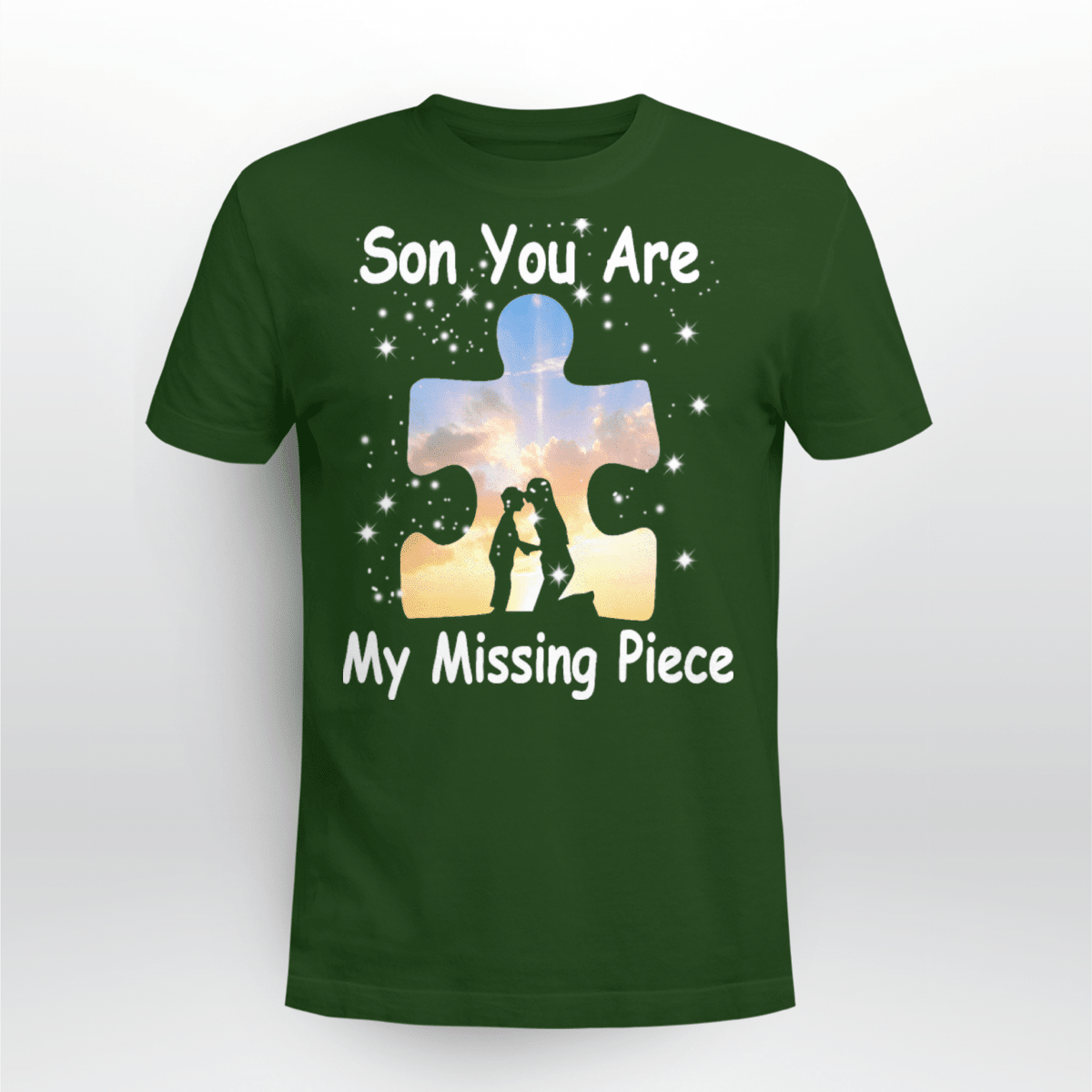 Son you are my missing pieve The Autism T-Shirt, Gift for People with Depression,