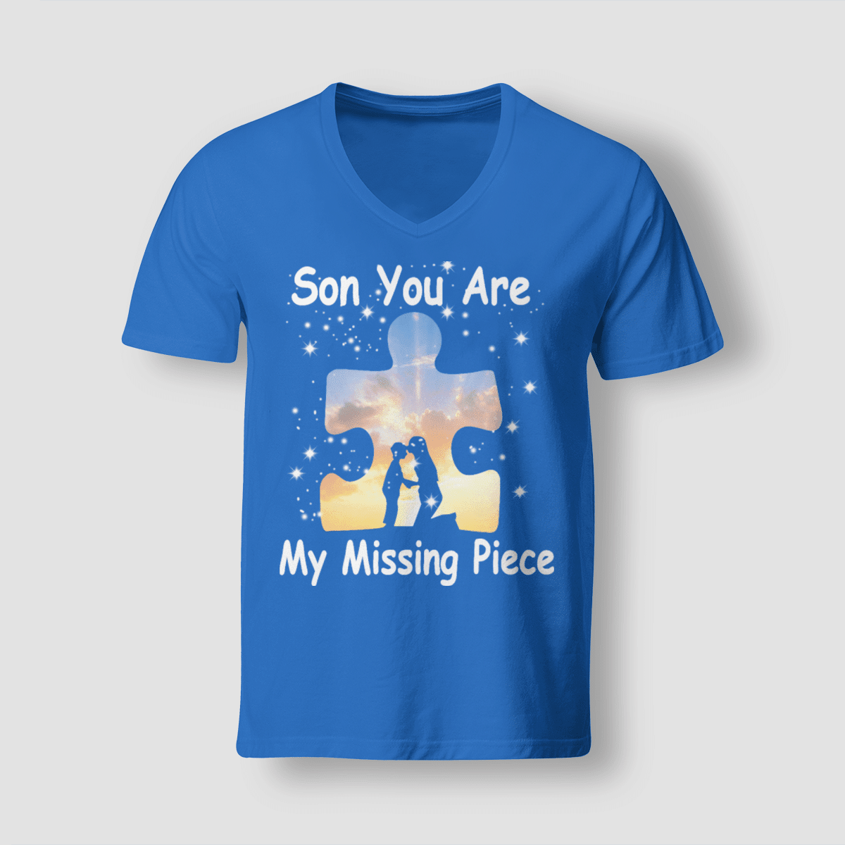 Son you are my missing pieve The Autism T-Shirt, Gift for People with Depression,