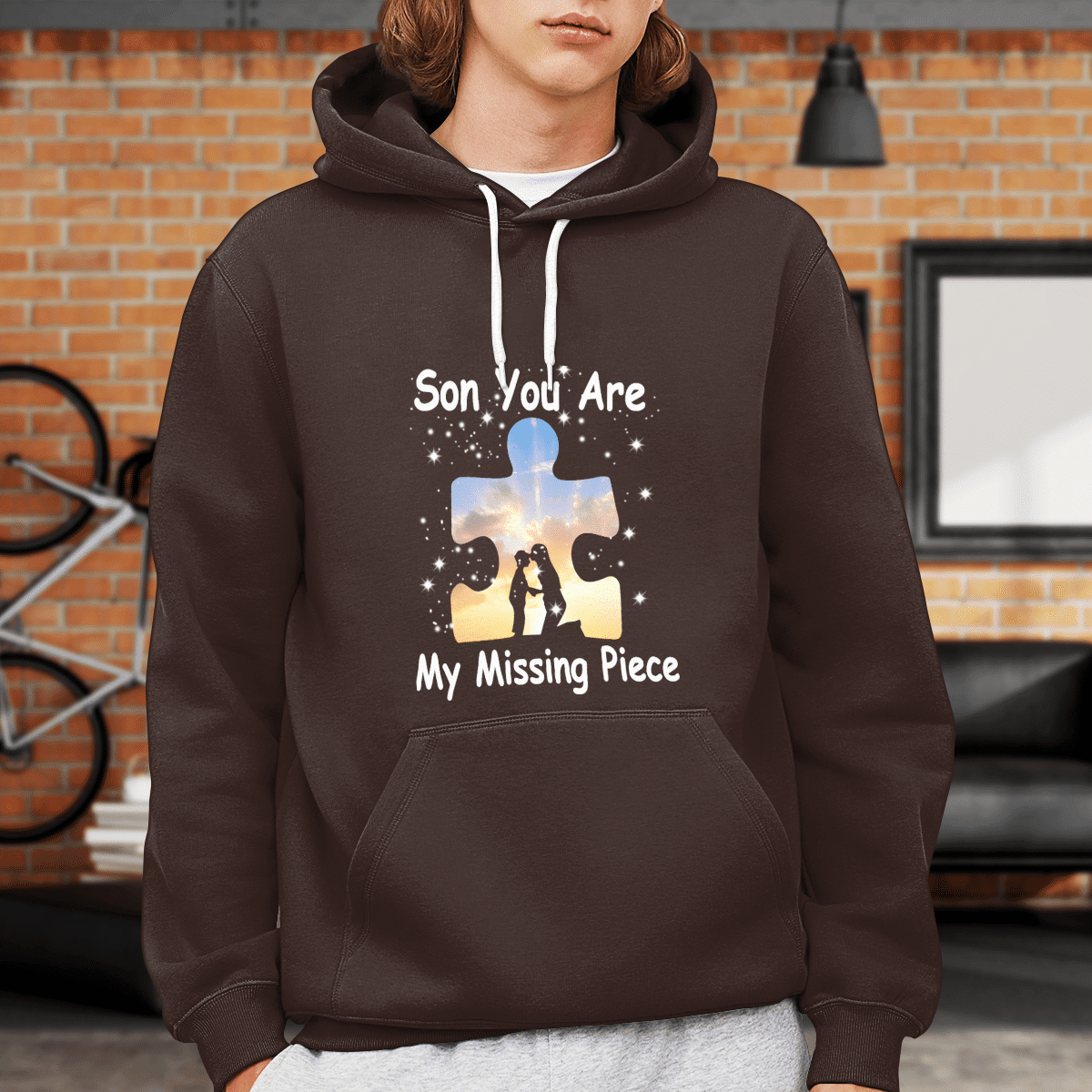 Son you are my missing pieve The Autism T-Shirt, Gift for People with Depression,
