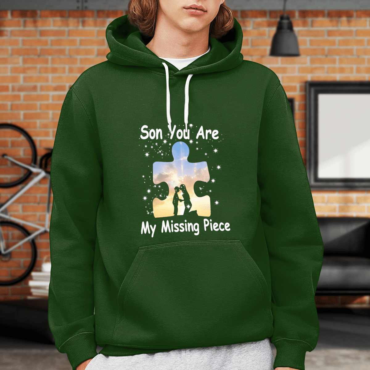 Son you are my missing pieve The Autism T-Shirt, Gift for People with Depression,