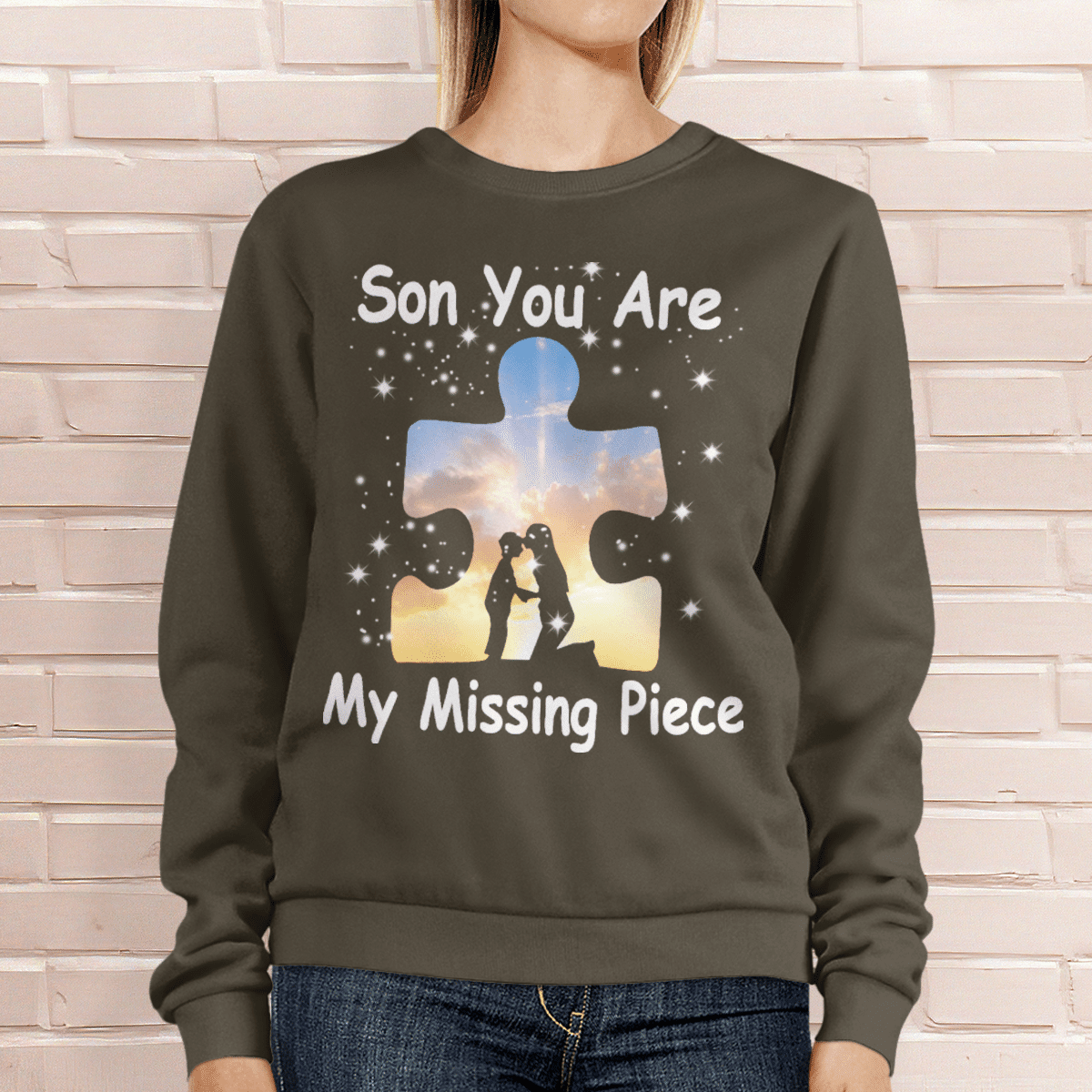 Son you are my missing pieve The Autism T-Shirt, Gift for People with Depression,