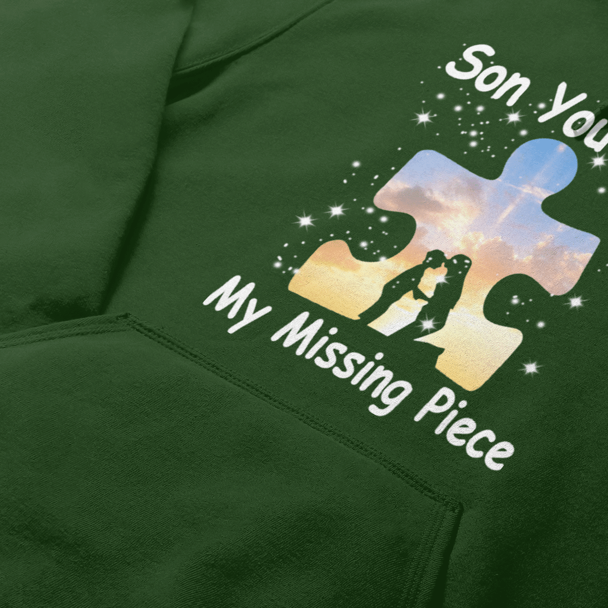 Son you are my missing pieve The Autism T-Shirt, Gift for People with Depression,