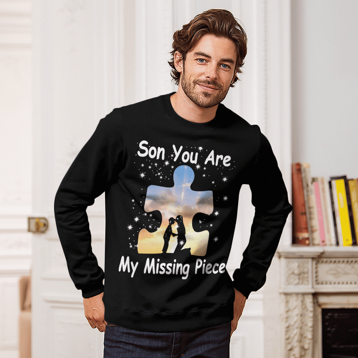 Son you are my missing pieve The Autism T-Shirt, Gift for People with Depression,
