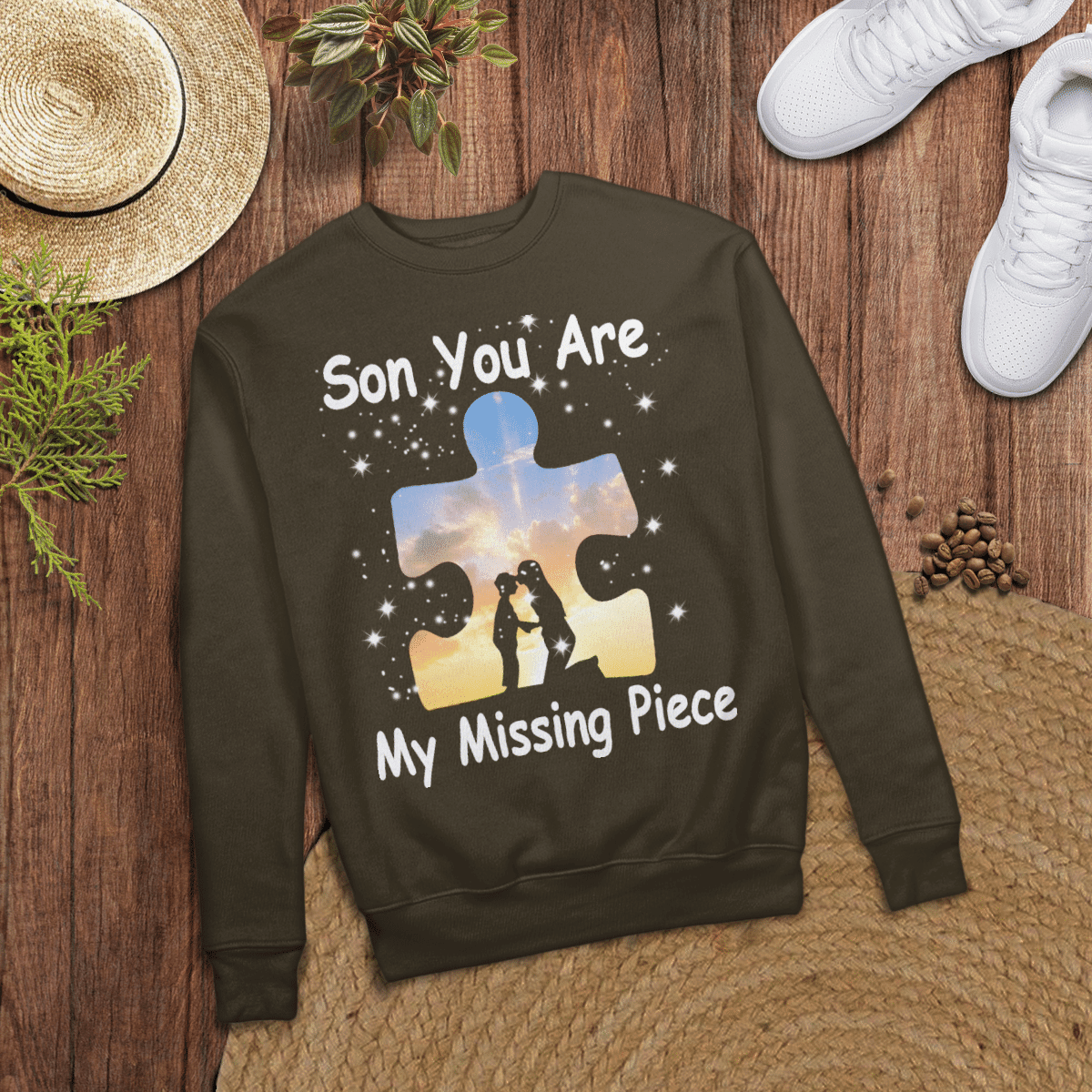 Son you are my missing pieve The Autism T-Shirt, Gift for People with Depression,