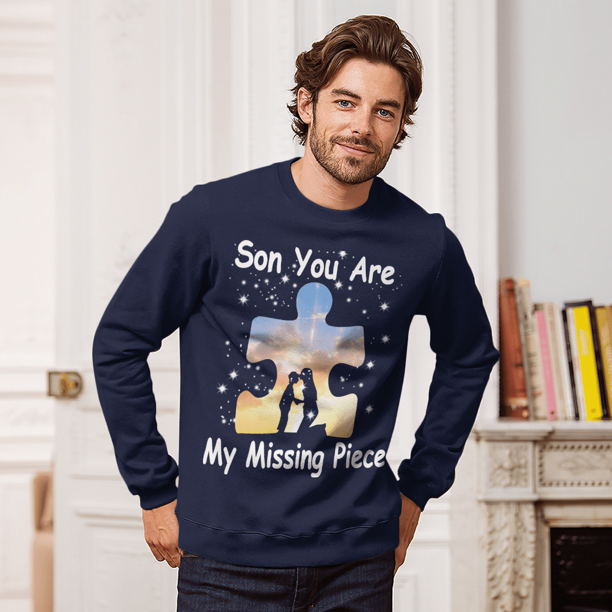 Son you are my missing pieve The Autism T-Shirt, Gift for People with Depression,