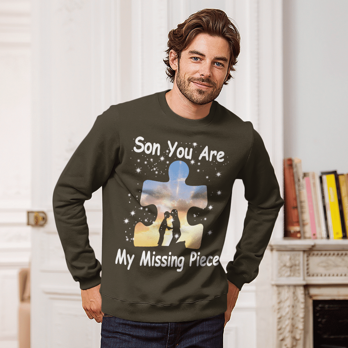 Son you are my missing pieve The Autism T-Shirt, Gift for People with Depression,