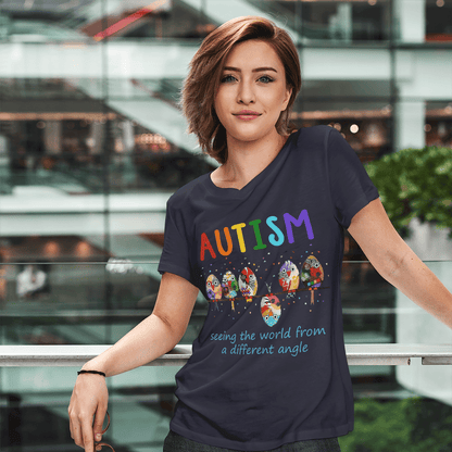 Autism bird The Autism T-Shirt, Gift for People with Depression,